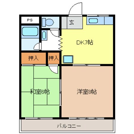 ホワイトパレス飯島の物件間取画像